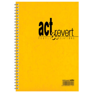 ΤΕΤΡΑΔΙΟ ΜΠΛΟΚ ΣΠΙΡΑΛ ACT & REVERT